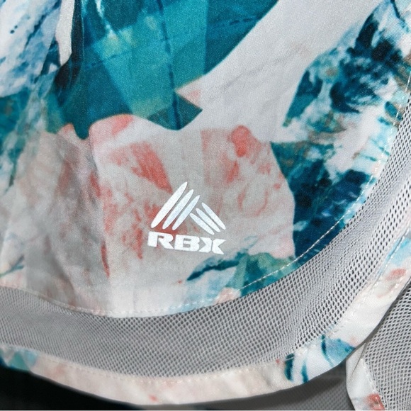 RBX Multicolor Athletic Running Shorts  Elastic Waist Women’s Size Large Workout - Picture 4 of 8